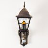 Antibes Buiten muurverlichting Bruin, Goud, 1-licht, Bewegingsmelder