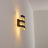 Rezat Wandlamp LED Zwart-Goud, 1-licht