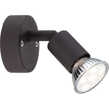 Globo OLIWA Muurspot LED Roest, 1-licht