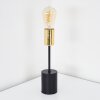 Gnarp Tafellamp Goud, Zwart, 1-licht