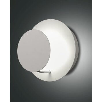Fabas Luce Fullmoon Muurlamp LED Wit, 1-licht
