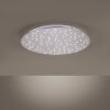 Leuchten-Direkt SPARKLE Plafondlamp LED Nikkel mat, 1-licht, Afstandsbediening