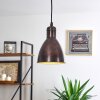 Timola Hanger Roest, Zwart, 1-licht