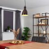 Timola Hanger Roest, Zwart, 1-licht