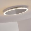 Aitrach Plafondlamp LED Zilver, Wit, 1-licht