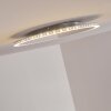 Aitrach Plafondlamp LED Zilver, Wit, 1-licht