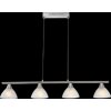 Globo RUBEN Hanger Nikkel mat, 4-lichts