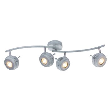 Globo MYCAH Plafondlamp LED Grijs, 4-lichts