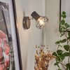 Gullspang Wandlamp Antraciet, Chroom, 1-licht