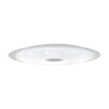 EGLO MORATICA-A Plafondlamp LED Transparant, Helder, Wit, 1-licht, Afstandsbediening