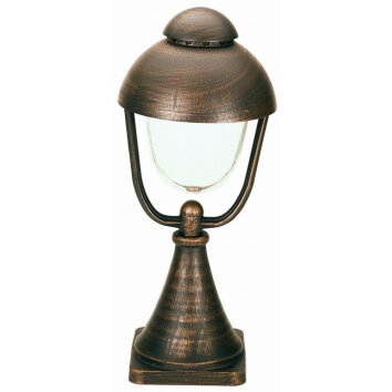 Albert 515 Sokkellamp LED Bruin, Messing, 1-licht