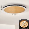 Aitrach Plafondlamp LED Goud, Wit, 1-licht