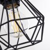 Barbengo Hanglamp Hout licht, Zwart, 4-lichts