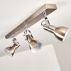 Danikon Plafondlamp Nikkel mat, 3-lichts