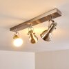 Danikon Plafondlamp Nikkel mat, 3-lichts