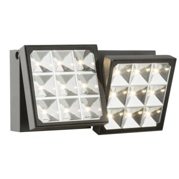 Globo Buiten muurverlichting LED Antraciet, 1-licht