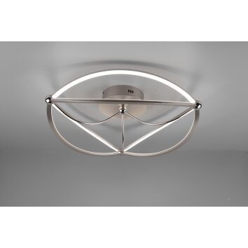 Trio Charivari Plafondlamp LED Nikkel mat, 1-licht