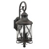 KS Verlichting Romantica Muurlamp Bruin, 3-lichts