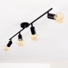 Maidford Plafondlamp Zwart, 4-lichts