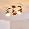Safari Plafondlamp Roest, 3-lichts