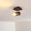Zuoz Plafondlamp Roest, 1-licht