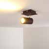 Zuoz Plafondlamp Roest, 1-licht