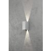 Konstsmide Cremona Muurlamp LED Grijs, 2-lichts