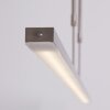 Steinhauer Zelena Hanglamp LED roestvrij staal, 3-lichts