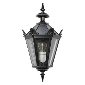 KS Verlichting Oxford Muurlamp Zwart, 1-licht