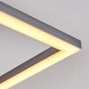 Lithgow Plafondlamp LED Zilver, 1-licht