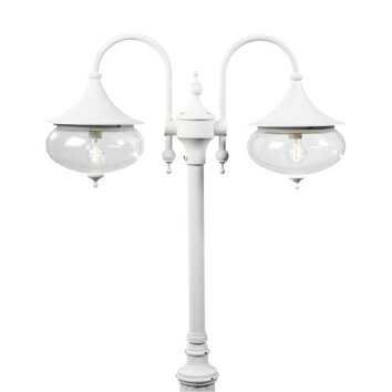 Konstsmide Libra Lampkop Wit, 2-lichts