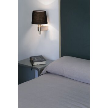 Faro Barcelona Room Muurlamp Nikkel mat, 1-licht