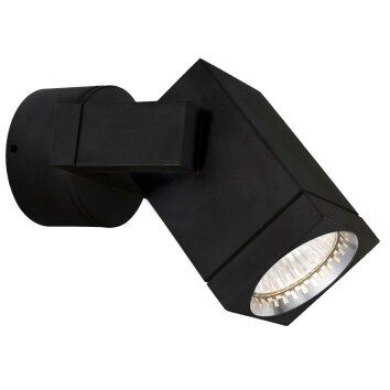 KS Verlichting Cubic Muurlamp Zwart, 1-licht