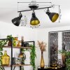 Koppom Plafondlamp Zwart, 3-lichts