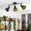 Koppom Plafondlamp Zwart, 3-lichts
