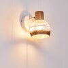 Bariloche Muurlamp Chroom, Wit, 1-licht