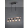 Reality Einar Hanglamp LED Zwart, 5-lichts