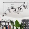 Gullspang Plafondlamp Antraciet, 6-lichts