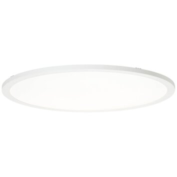Brilliant Abie Plafondpaneel LED Wit, 1-licht, Afstandsbediening, Kleurwisselaar
