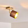 Tibro Plafondlamp Messing, Nikkel mat, 1-licht