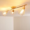Ferrand Plafondlamp LED Koperkleurig, 3-lichts