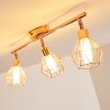 Ferrand Plafondlamp LED Koperkleurig, 3-lichts