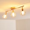 Ferrand Plafondlamp LED Koperkleurig, 3-lichts