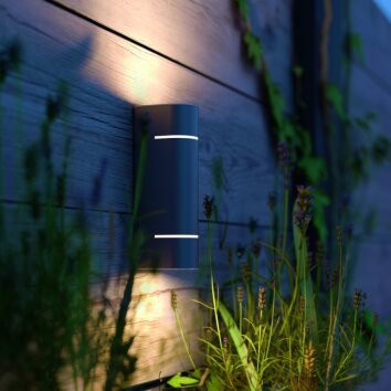 Philips Sunset Buiten muurverlichting LED roestvrij staal, 2-lichts