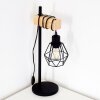 Barbengo Tafellamp Hout licht, Zwart, 1-licht