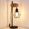 Barbengo Tafellamp Hout licht, Zwart, 1-licht
