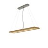 Trio Brad Hanglamp LED Hout licht, 1-licht