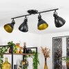 Koppom Plafondlamp Zwart, 4-lichts