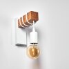 Barbengo Muurlamp Bruin, Wit, 1-licht