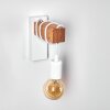 Barbengo Muurlamp Bruin, Wit, 1-licht